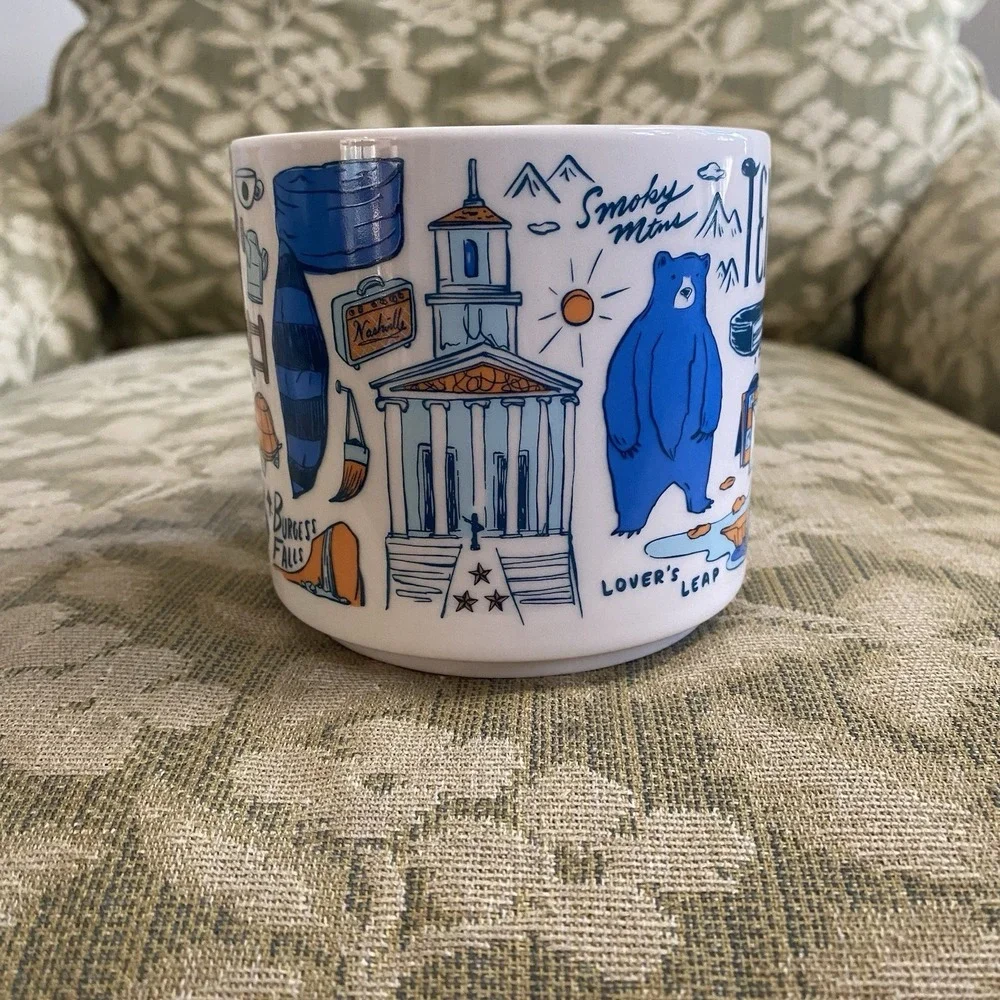 Starbucks Tennessee Been There Series Collection 14 oz Coffee Mug New No Box